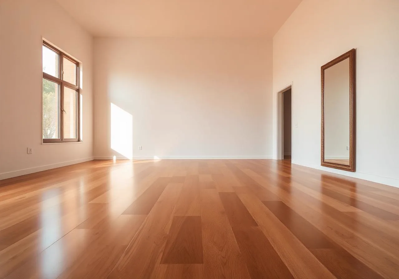 Sala com Assoalho Restaurado – Depois