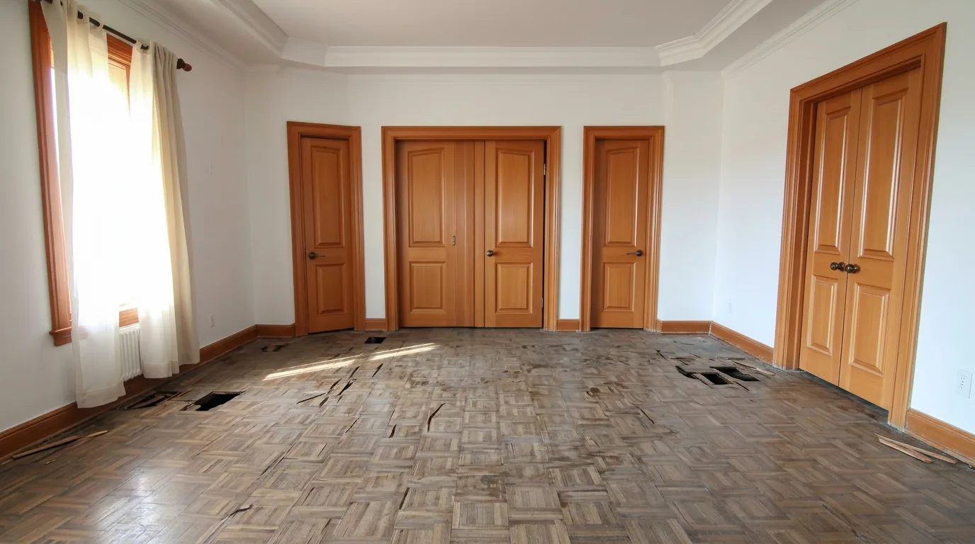 Quarto com Tacos Recuperados – Antes