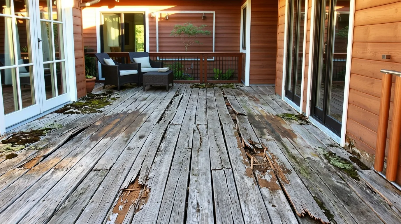 Deck Externo Renovado – Antes